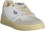 GAS Sportieve witte vetersneakers met contrastdetails White Dames - Thumbnail 10