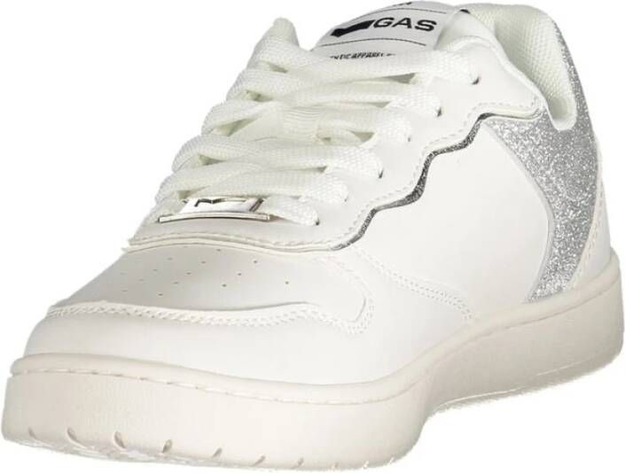 GAS Witte Polyester Dames Sneaker Ambra Mix