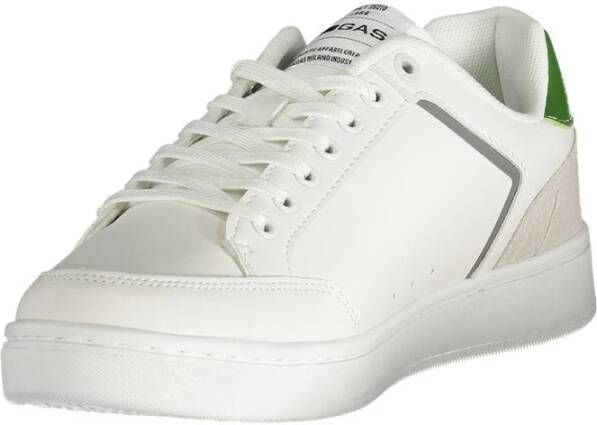 GAS Witte Polyester Sneaker Chic Athleisure