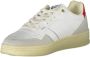 GAS Witte Sneaker van Kunstleer met Contrastdetails Multicolor Heren - Thumbnail 3
