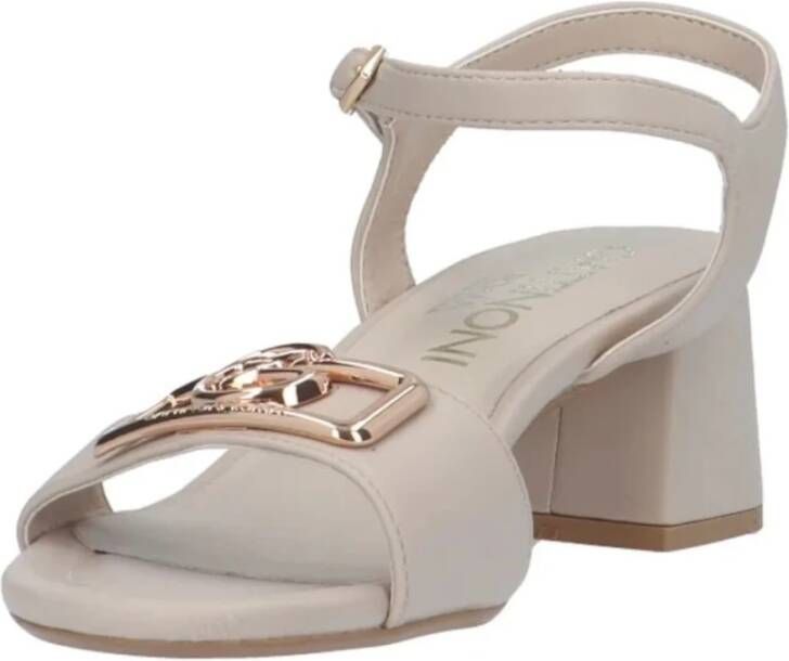 Gattinoni Beige High Heel Sandals