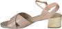 Gattinoni Lichtroze hoge hak sandalen - Thumbnail 2