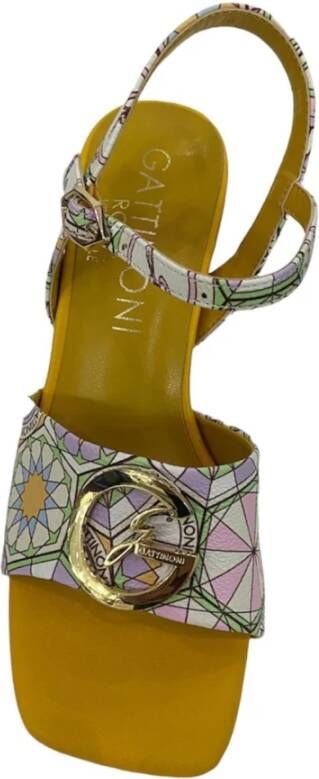 Gattinoni Sandals Geel Dames