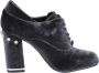Gattinoni Velvet Enkellaarzen voor vrouwen Gray Dames - Thumbnail 4