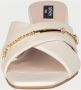 Gattinoni Witte sandalen met voorweefsel - Thumbnail 2