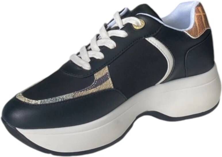 Gattinoni Zwarte hoge sneakers