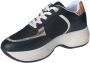 Gattinoni Zwarte hoge sneakers - Thumbnail 2