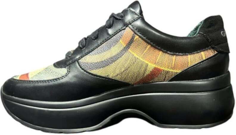 Gattinoni Zwarte lage sneakers