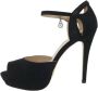 Gattinoni Zwarte platte sandalen van Roma - Thumbnail 2