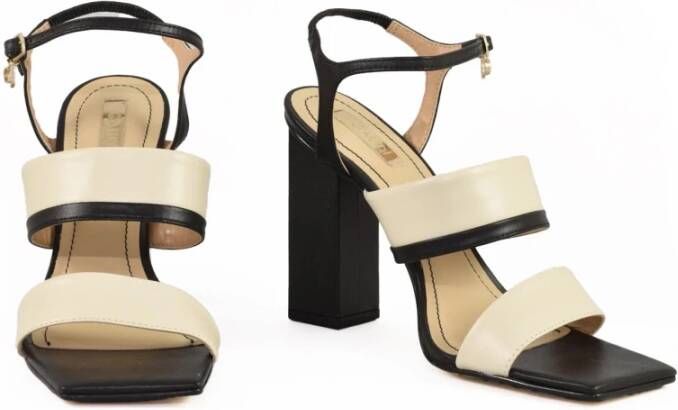 Gaudi Leren sandaal met rubberen zool Multicolor Dames