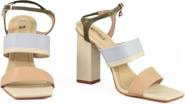 Gaudi Leren sandaal met rubberen zool Multicolor Dames