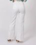 Gaudi Witte Flare Bootcut Broek met Riem - Thumbnail 2