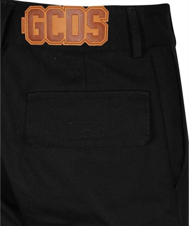Gcds Cargo Katoenen Broek met Geribbelde Boorden