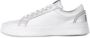 Gcds Witte leren sneaker met grijs inzetstuk White - Thumbnail 6