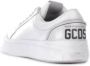 Gcds Witte leren sneaker met grijs inzetstuk White - Thumbnail 7