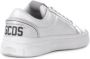 Gcds Witte leren sneaker met grijs inzetstuk White - Thumbnail 8