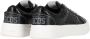 Gcds Zwarte Monogram Sneaker met Logo Detail Black - Thumbnail 5
