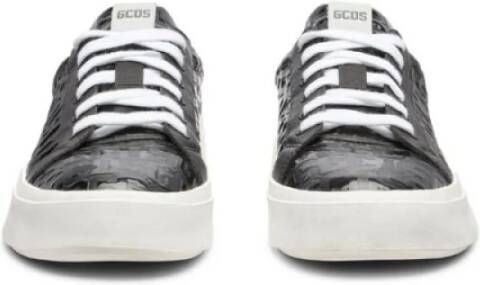 Gcds Patent Monogram Bucket Sneakers Black Dames