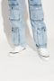 Gcds Witte Leren Logo Sneakers White Heren - Thumbnail 11