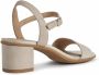 Geox Beige Platte Sandalen voor Vrouwen Beige Dames - Thumbnail 12