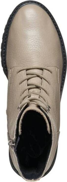 Geox Beige Enkellaarsjes voor Dames
