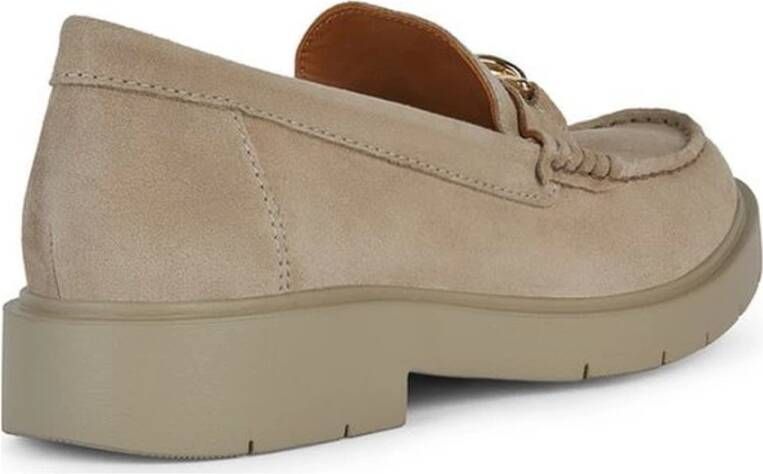 Geox Beige Loafers voor Vrouwen Beige Dames
