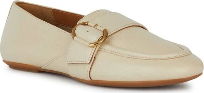 Geox Beige Loafers voor vrouwen Beige Dames