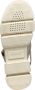 Geox Beige Platte Sandalen Lisbona Sand Beige Dames - Thumbnail 8