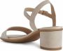 Geox Beige Platte Sandalen voor Vrouwen Beige Dames - Thumbnail 5
