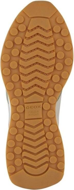 Geox Beige Sneakers voor Vrouwen Multicolor Dames