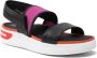 Geox black orange casual open sandals Black Dames - Thumbnail 6