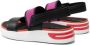 Geox black orange casual open sandals Black Dames - Thumbnail 4