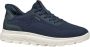 Geox Blauwe Casual Textiel Sneakers met 3cm Rubberen Zool Blue Heren - Thumbnail 12
