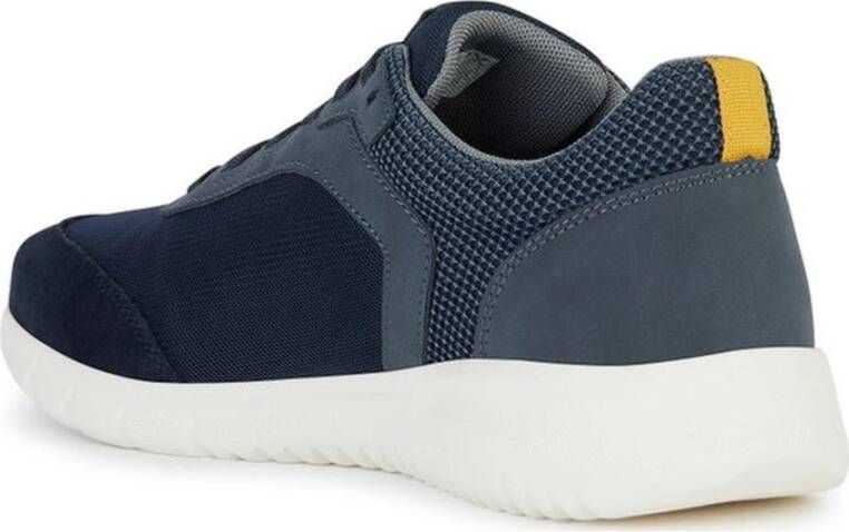 Geox Blauwe Monreale Sneakers voor Mannen Blue Heren