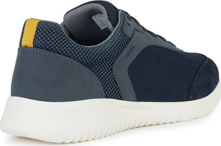 Geox Blauwe Monreale Sneakers voor Mannen Blue Heren