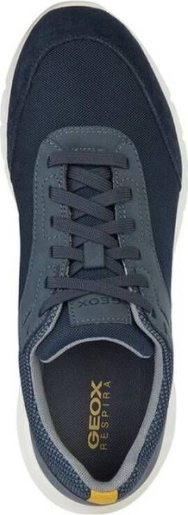Geox Blauwe Monreale Sneakers voor Mannen Blue Heren