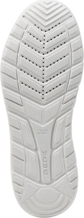Geox Blauwe Portello Sneakers voor Mannen Blue Heren