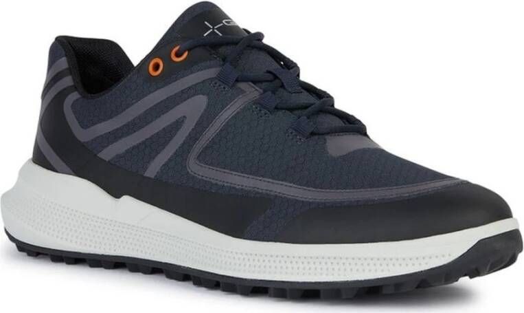 Geox Blauwe Sneakers voor Mannen Blue Heren