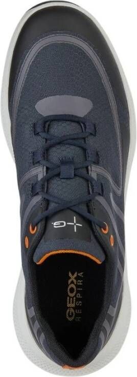 Geox Blauwe Sneakers voor Mannen Blue Heren