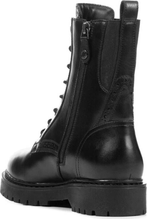 Geox Bleyze Lace-up Boots Zwart Dames