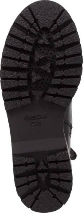 Geox Bleyze Lace-up Boots Zwart Dames