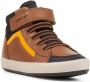 GEOX Kinderschoenen Cognac Zwart - Thumbnail 6