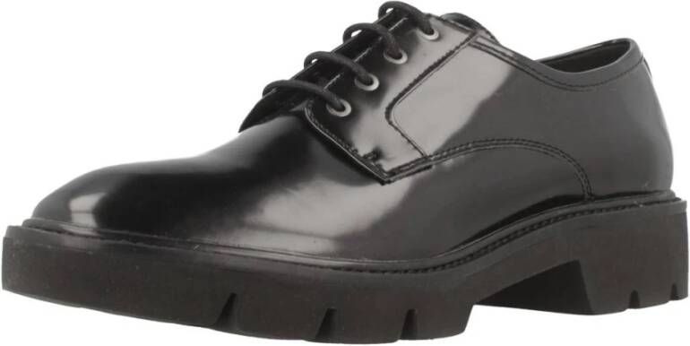 Geox Stijlvolle Veterschoenen voor Vrouwen Red Dames