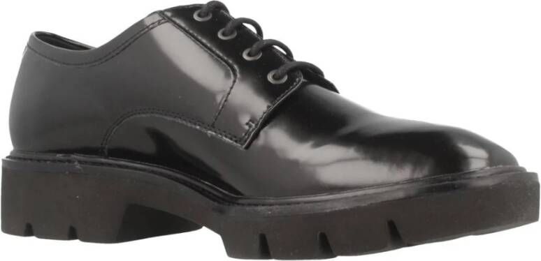 Geox Stijlvolle Veterschoenen voor Vrouwen Red Dames