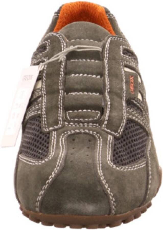 Geox Casual heren veterschoenen in donkerbruin