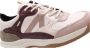 GEOX BERINIKE ABX DAMES Sneakers BEIGE ROOD - Thumbnail 4