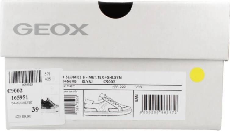 GEOX D BLOMIEE Dames Veterschoenen DK GREY - Foto 3