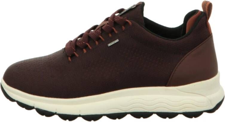 Geox Casual Veterschoenen in Bordeaux