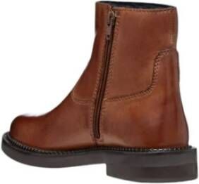 Geox Chelsea Laarzen Brown Dames