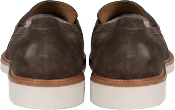 Geox Comfortabele Instappers Brown Heren